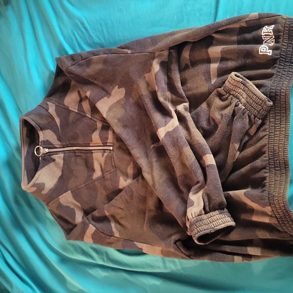 Camo sweater, PINK